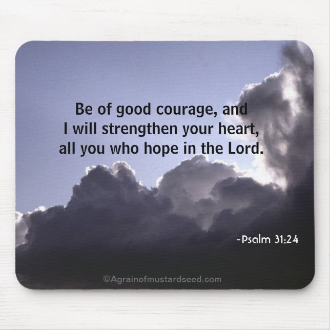 Bible Quotes Mouse Mat (Front)