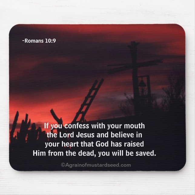 Bible Quotes Mouse Mat (Front)
