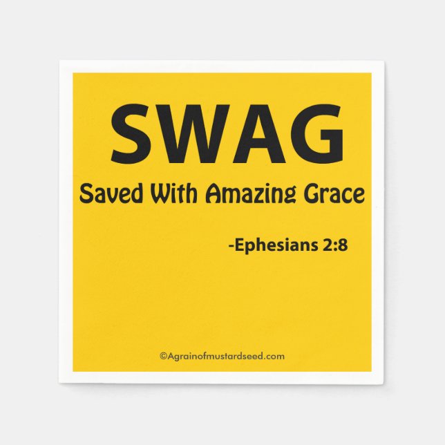 Bible Quotes Napkin (Front)