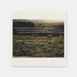 Bible quotes napkin