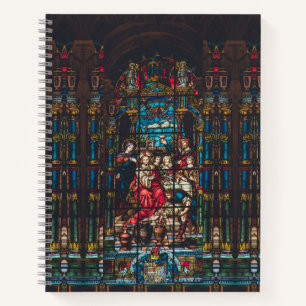 Bible Scene And Angels Notebook