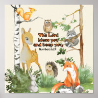 Bible School Wall Poster Scripture for Kids