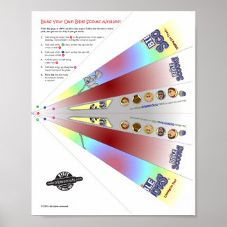 Bible Scouts Aeroplane! Poster