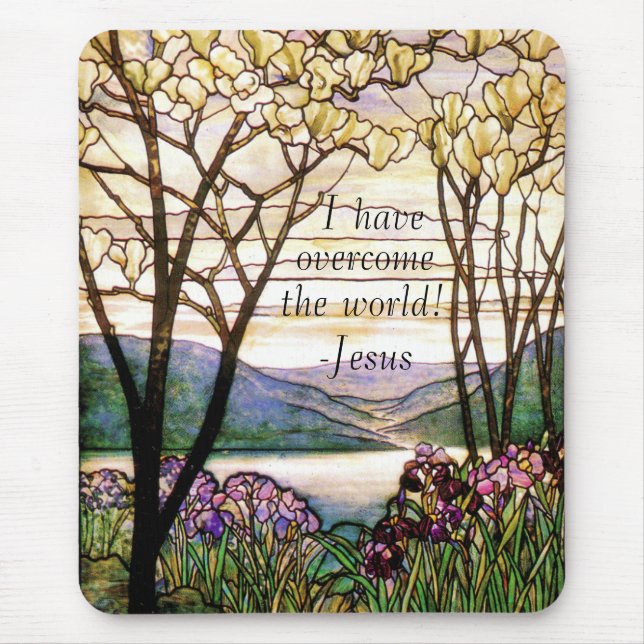 Bible Scripture Christian Inspiration Mouse Mat (Front)