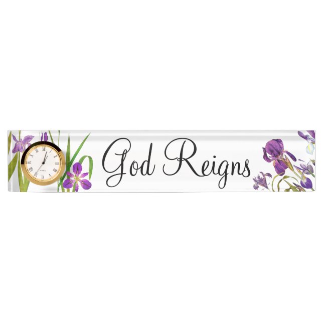 Bible Scripture Christian Inspiration Nameplate (Front)