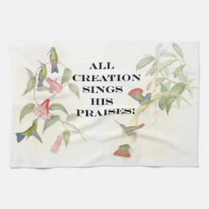 Bible Scripture Christian Inspiration Tea Towel