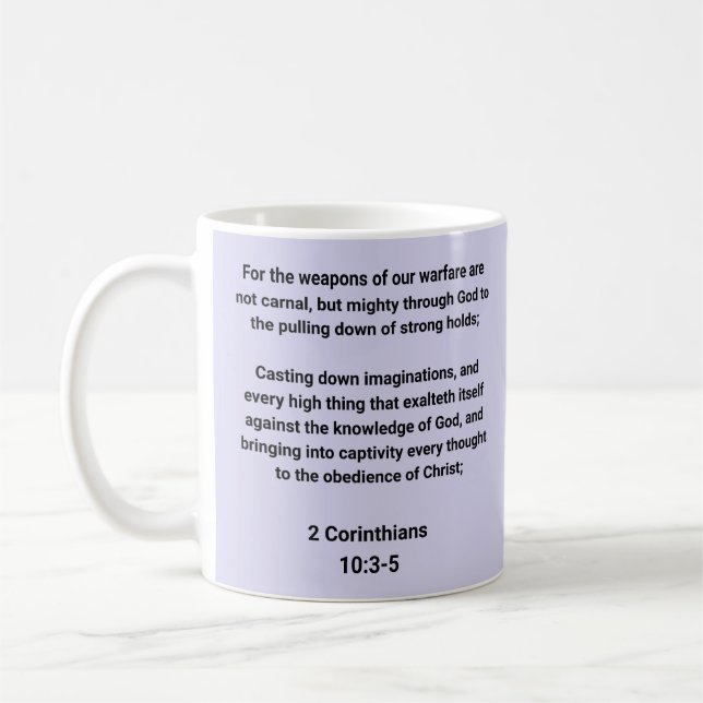 Bible Scripture  Coffee Mug (Left)