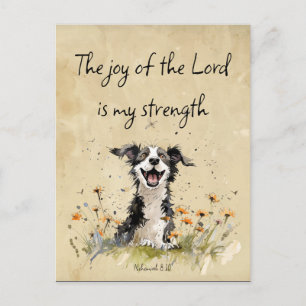 Bible Scripture Encouragement The Joy of The Lord Postcard