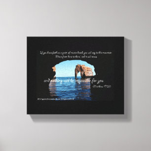 Bible Scripture Inspirational Canvas Print