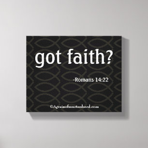 Bible Scripture Inspirational Canvas Print