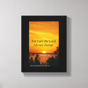 Bible Scripture Inspirational Canvas Print