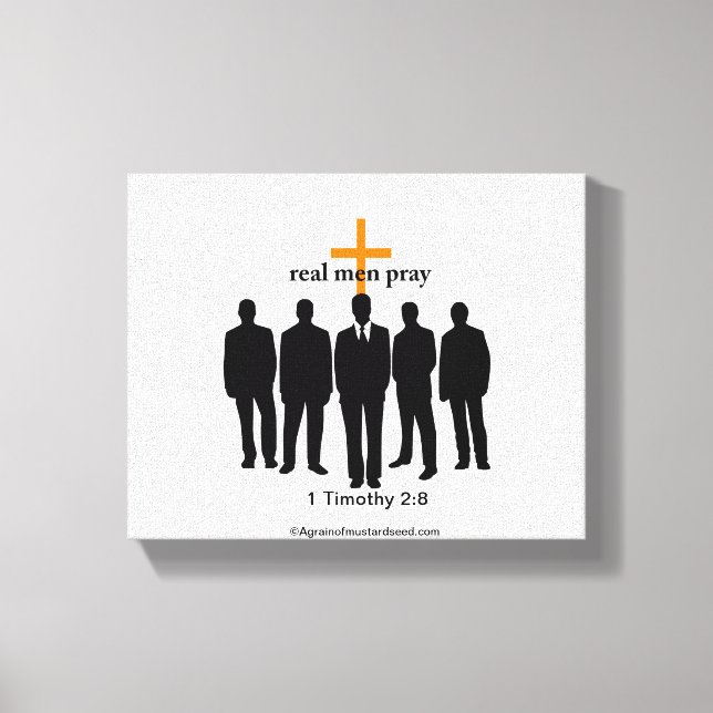 Bible Scripture Inspirational Canvas Print (Front)