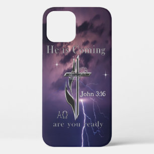 Bible scripture John 3:16 iPhone 12 Case