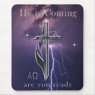 Bible scripture John 3:16 Mouse Mat