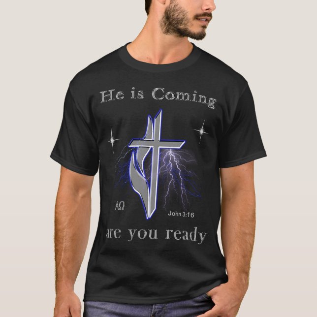 Bible scripture John 3:16 T-Shirt (Front)
