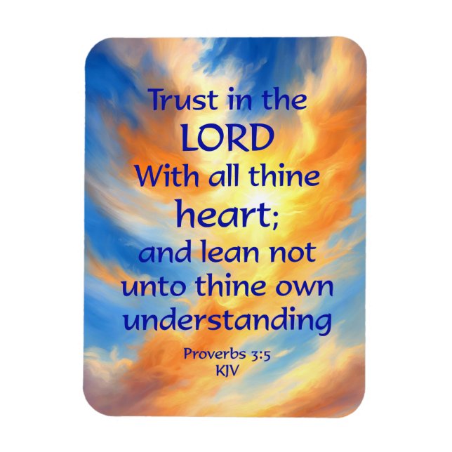 Bible Scripture Magnet (Vertical)