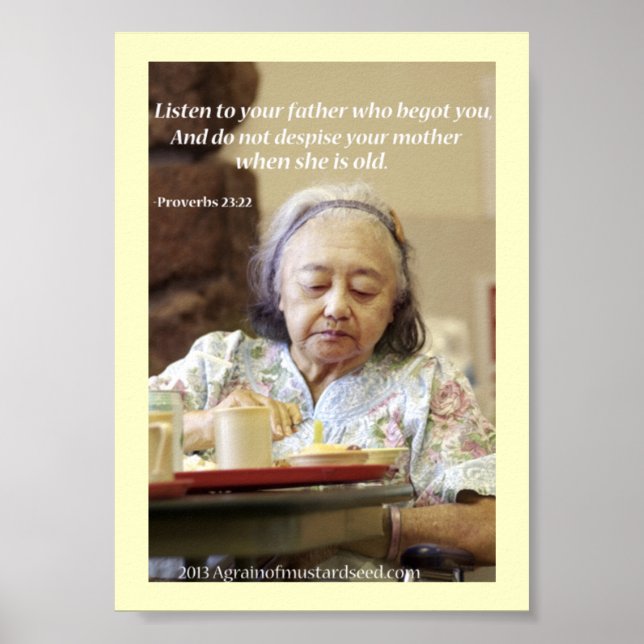 Bible Scripture Prayers Poster (Front)