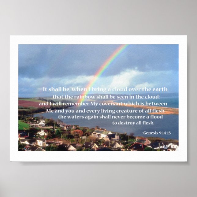 Bible Scripture Prayers Poster (Front)