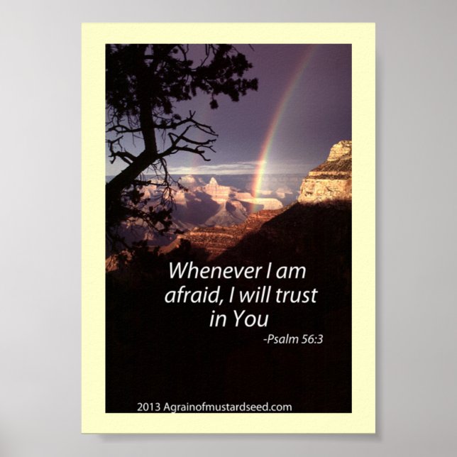 Bible Scripture Prayers Poster (Front)