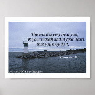 Bible Scripture prayers Poster