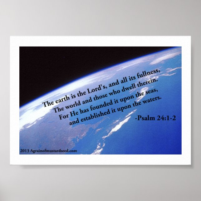 Bible Scripture Prayers Poster (Front)