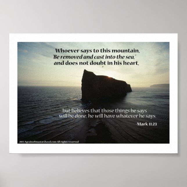 Bible Scripture Prayers Poster (Front)