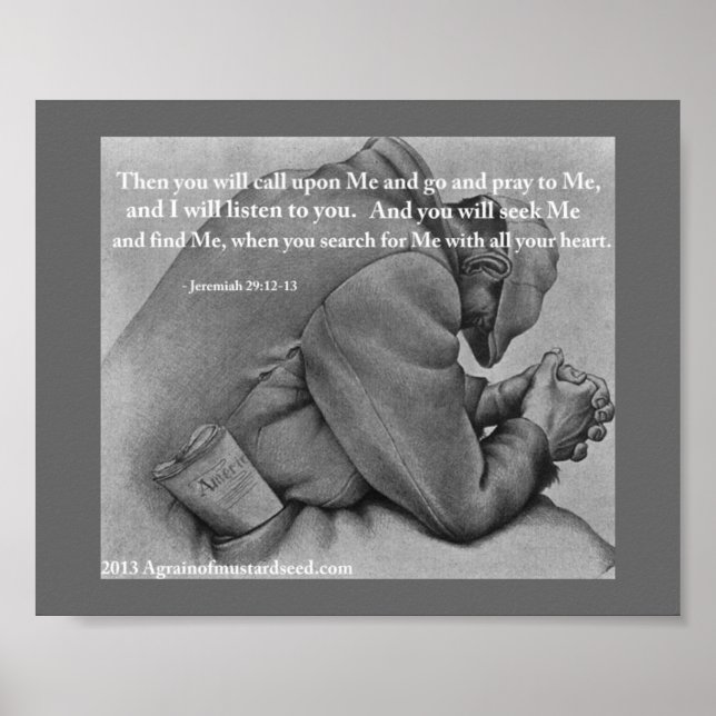 Bible Scripture prayers Poster (Front)