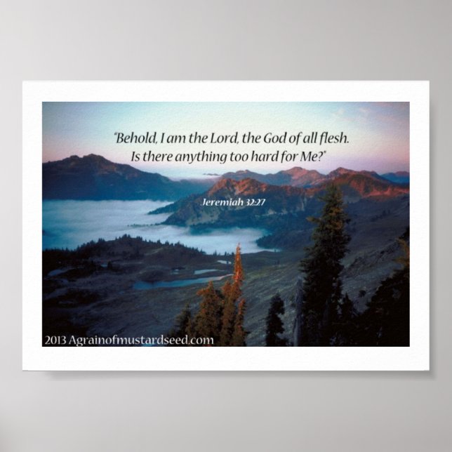 Bible Scripture Prayers Poster (Front)