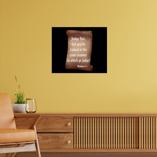 BIBLE SCRIPTURE SCROLL poster (Living Room 2)