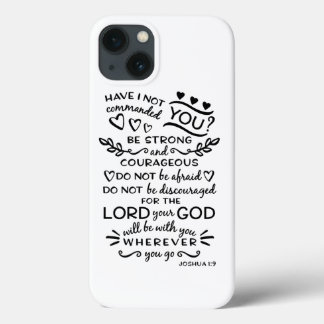 Bible Scripture Verse Joshua 1:19 iPhone 13 Case