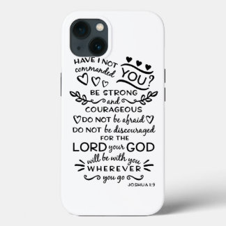 Bible Scripture Verse Joshua 1:19 iPhone 13 Case