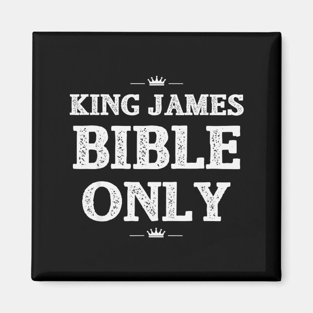 Bible Scripture Verses King James Bible Christian  Magnet (Front)