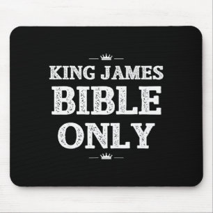 Bible Scripture Verses King James Bible Christian Mouse Mat
