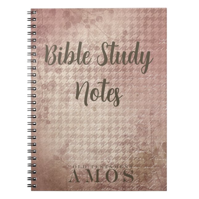Bible Study-Amos Notebook (Front)