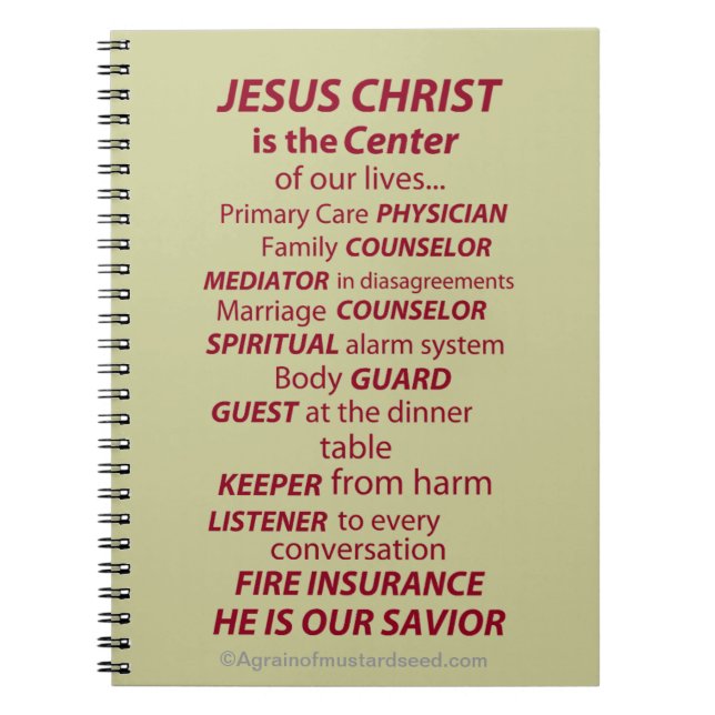 Bible Study Bible Quotes Notebook (Front)