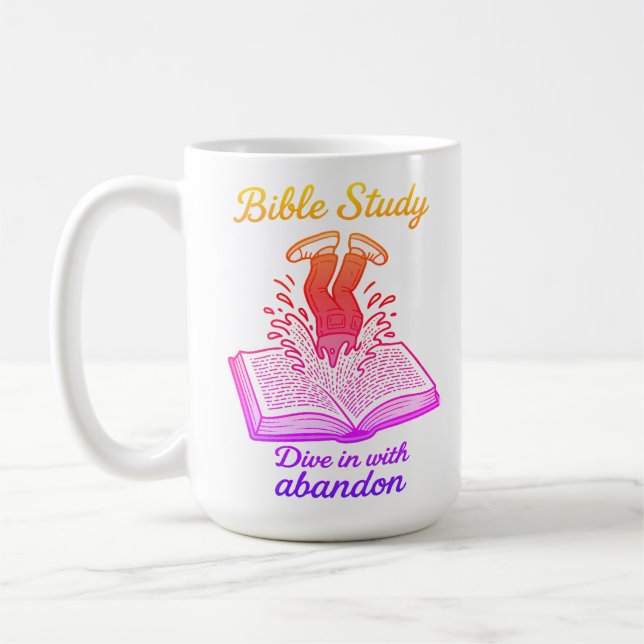 Bible study  coffee mug (Left)