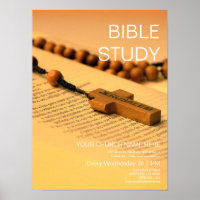 Bible Study: Customisable Church Event Poster