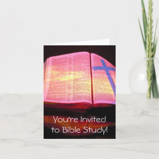 Bible Study Invitation