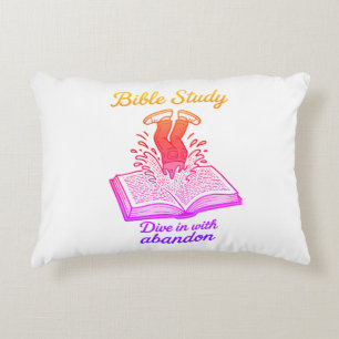 Bible study invitation decorative cushion