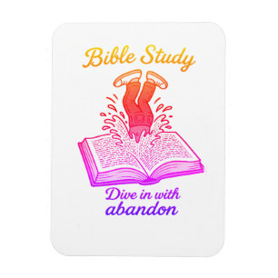 Bible study invitation magnet