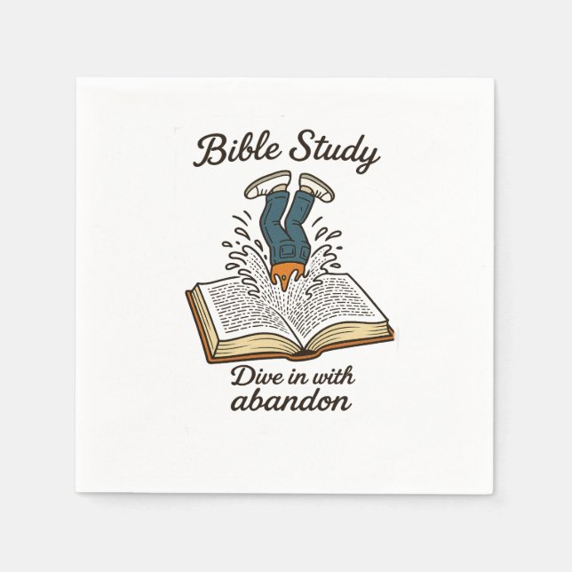 Bible study invitation napkin (Front)