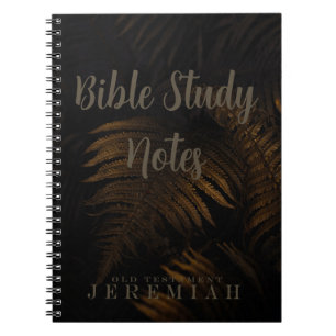 Bible Study-Jeremiah Notebook