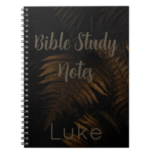 Bible Study-Luke Notebook