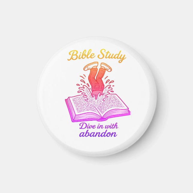 Bible study  magnet (Front)