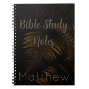 Bible Study-Matthew Notebook