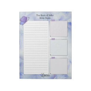 Bible Study Notepaper Personalised Notepad