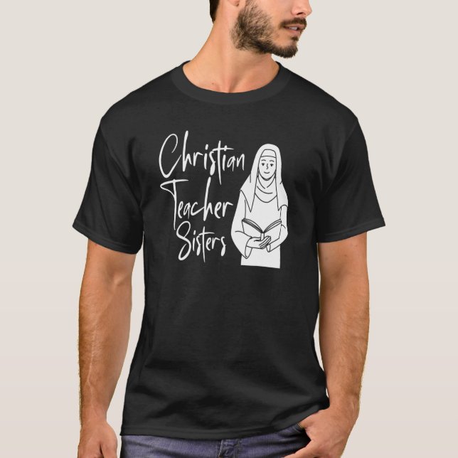 Bible Study Nun Christianity   Theology Christian  T-Shirt (Front)
