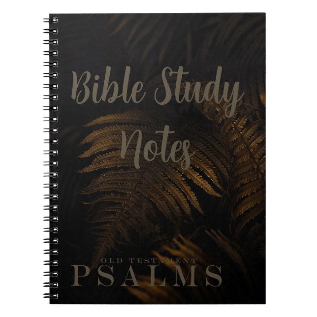 Bible Study-Psalms Notebook (Front)