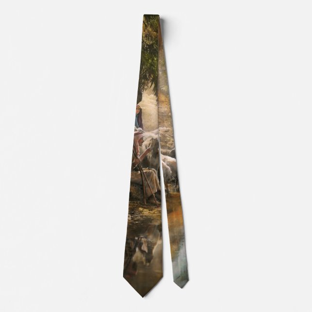 Bible - The Lord is my shepherd - 1910 Tie (Front)