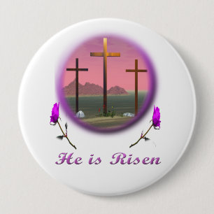 Bible verse 10 cm round badge